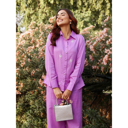 Gulaal Coconut Embroidered Co-Ord (Set of 2)