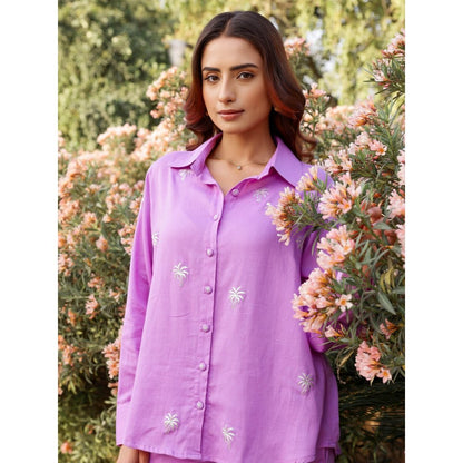 Gulaal Coconut Embroidered Shirt