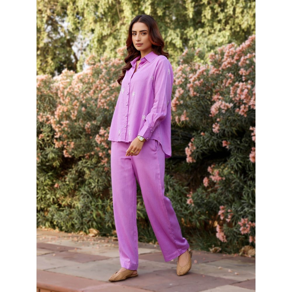 Gulaal Coconut Embroidered Shirt