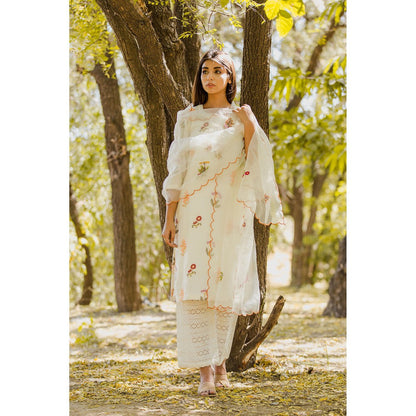 Gulabo Jaipur Deepika St Kurta with Pants & Dupatta (Set of 3)