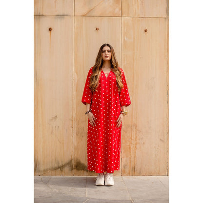 Gulabo Jaipur Dill Red Dress