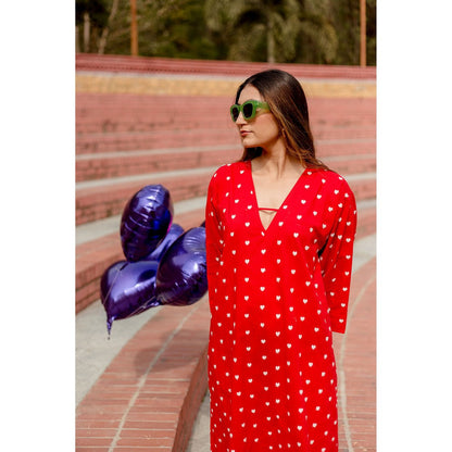 Gulabo Jaipur Dill Red Dress