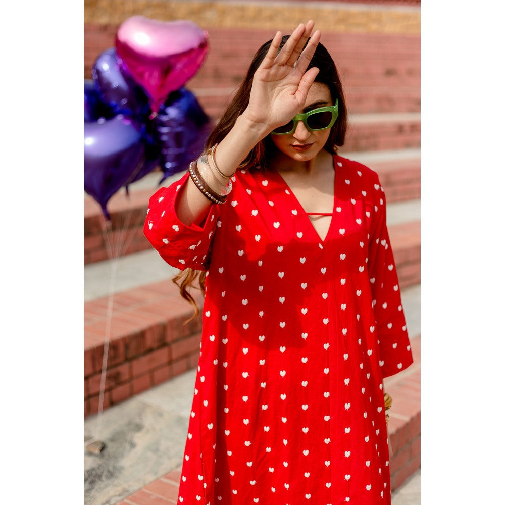 Gulabo Jaipur Dill Red Dress