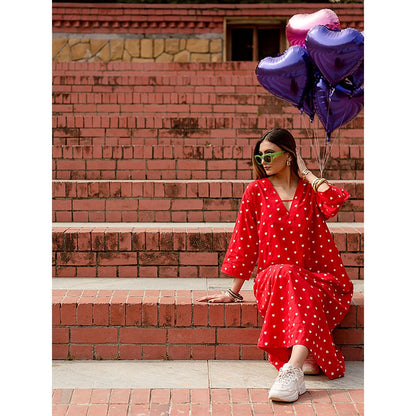Gulabo Jaipur Dill Red Dress