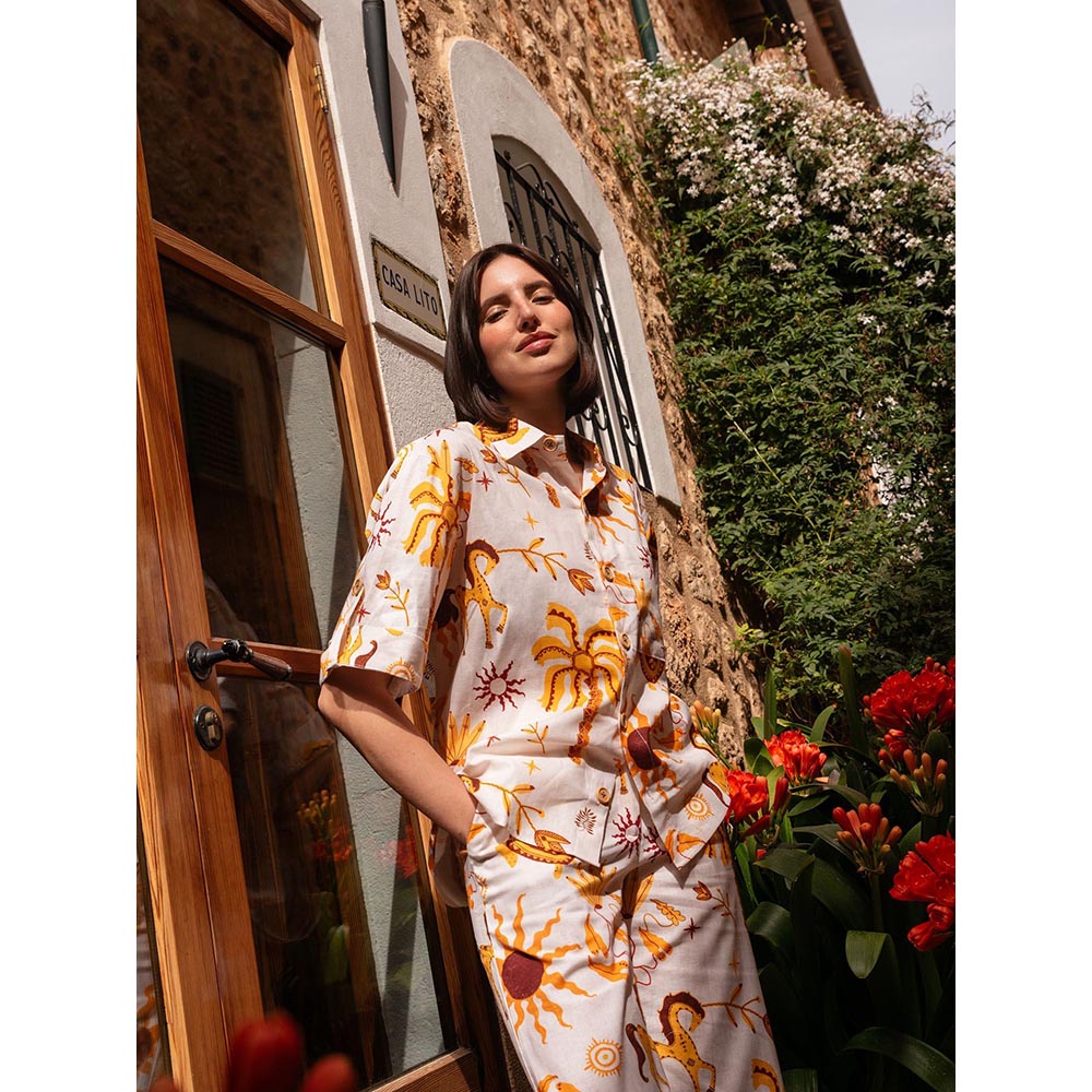 Happi Space Gelato In Ethina Print Co-Ord (Set of 2)