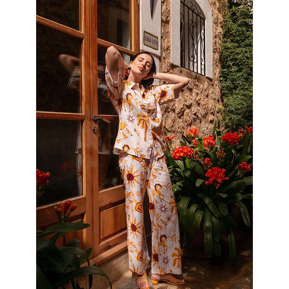 Happi Space Gelato In Ethina Print Co-Ord (Set of 2)