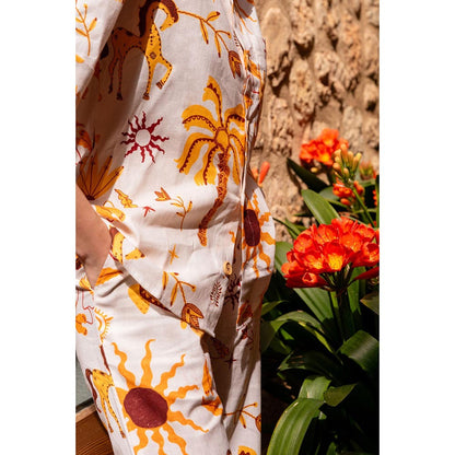 Happi Space Gelato In Ethina Print Co-Ord (Set of 2)