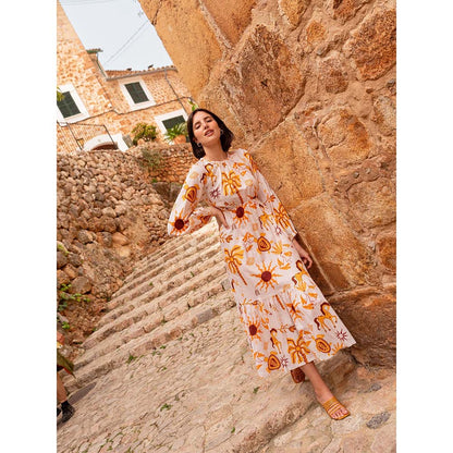 Happi Space Tulum Dress In Athena Print