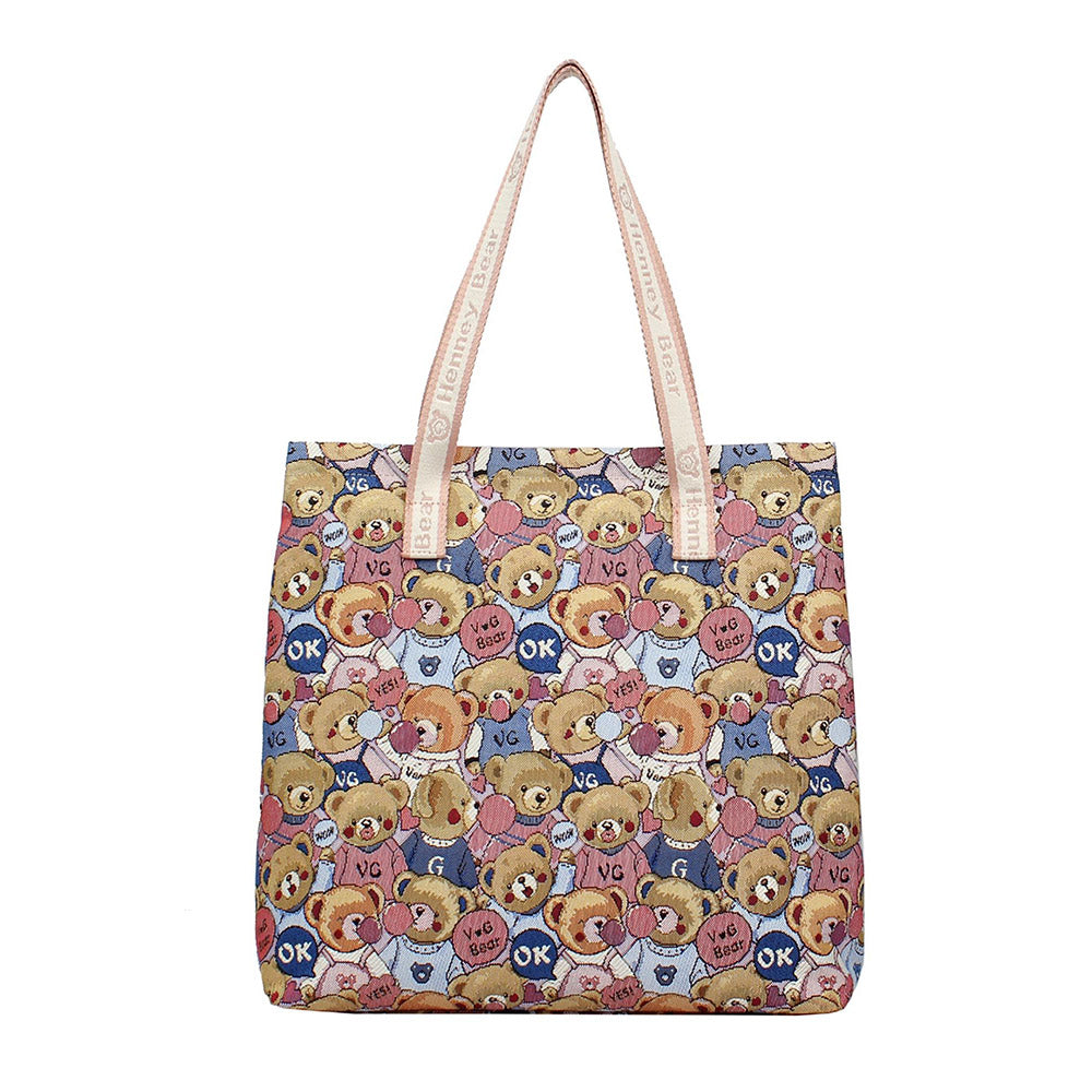 HENNEY BEAR Bear Popo Tote Bag