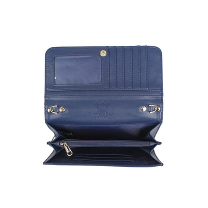 HENNEY BEAR Green Bear Wallet with Detachable Chain Strap