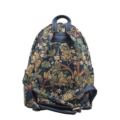 HENNEY BEAR Navy Blue Tree Of Life Backpack