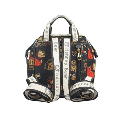 HENNEY BEAR Crown Bear Compact Backpack