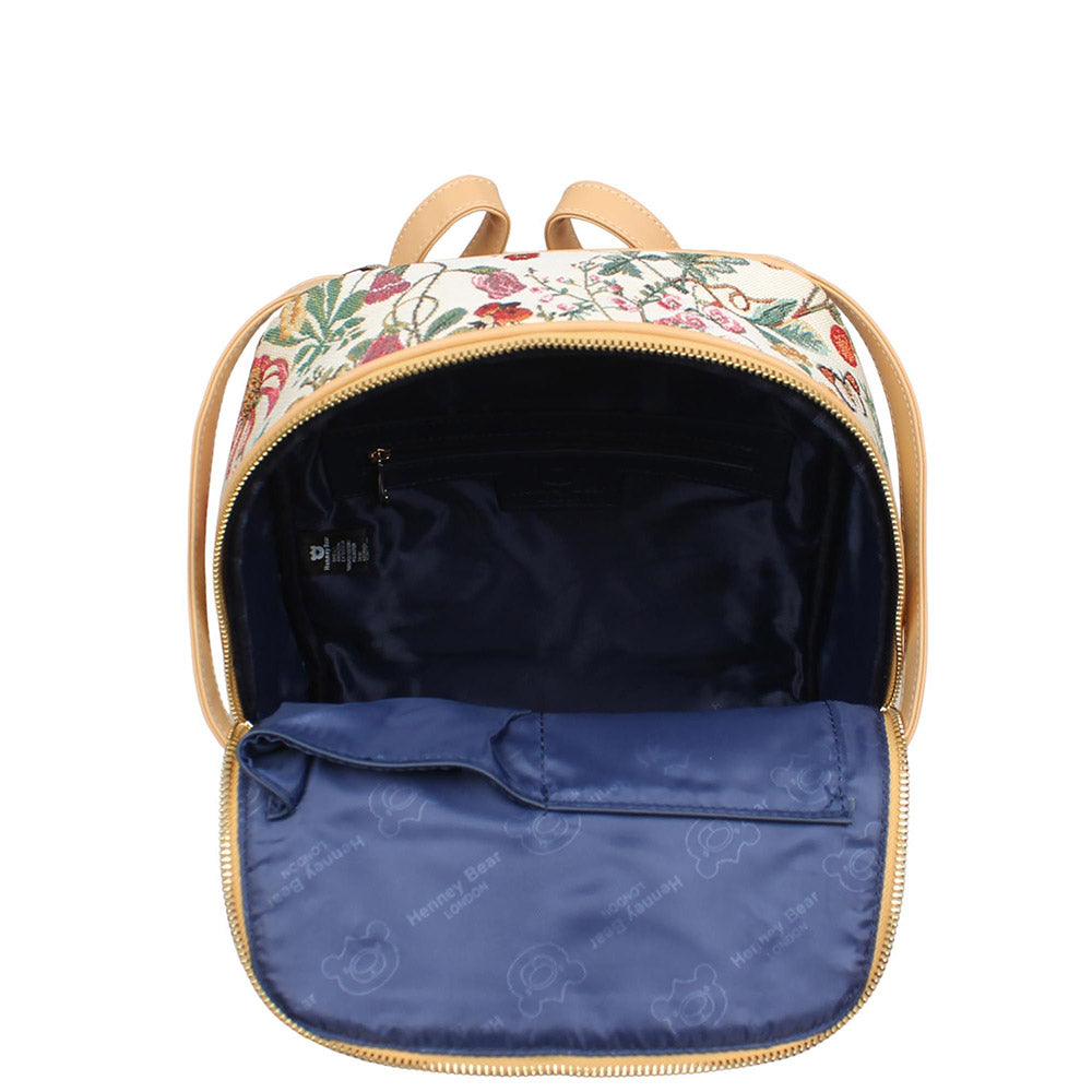 HENNEY BEAR Floral Summer Backpack