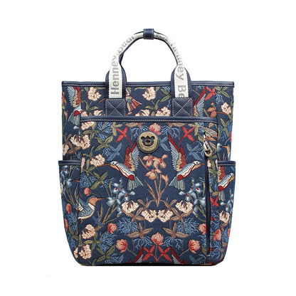 HENNEY BEAR Navy Blue Hummingbird Backpack