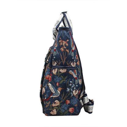 HENNEY BEAR Navy Blue Hummingbird Backpack