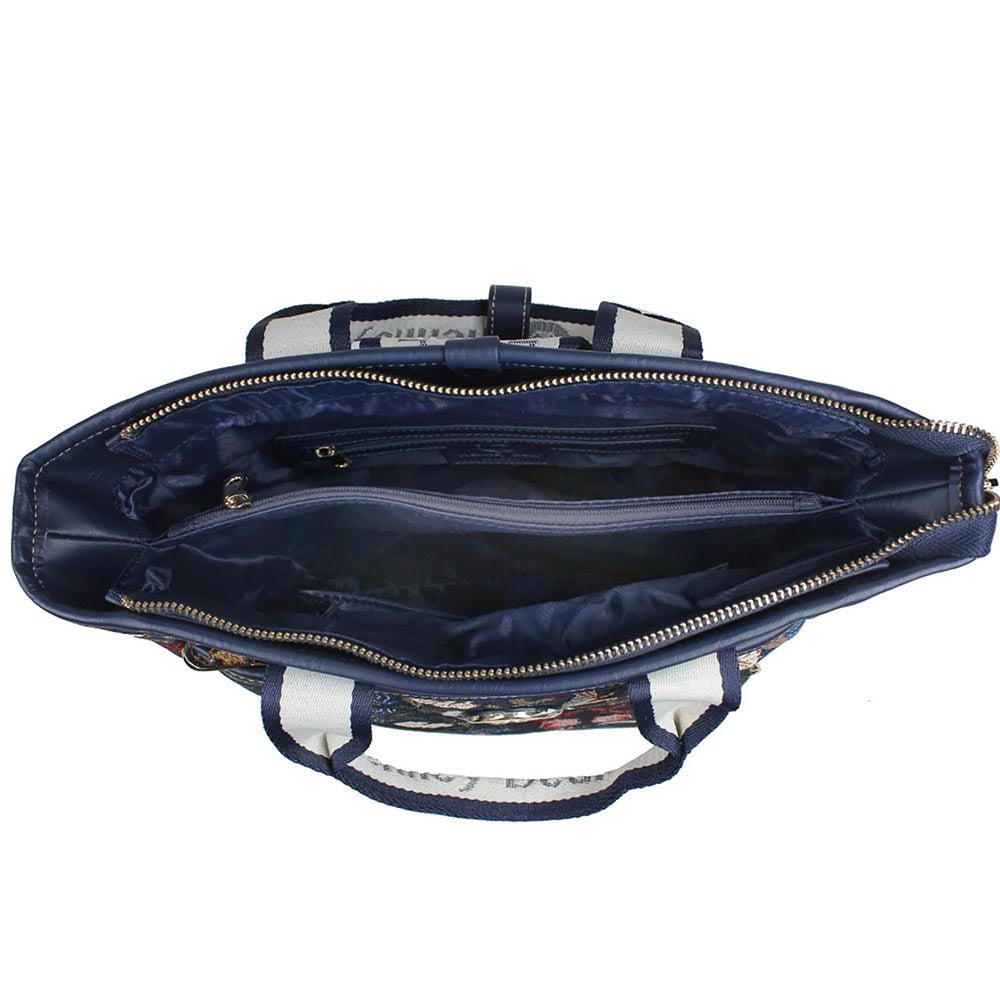 HENNEY BEAR Navy Blue Hummingbird Backpack