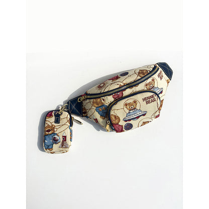 HENNEY BEAR Meta Bear Crossbody Bag with Detachable Coin Pouch