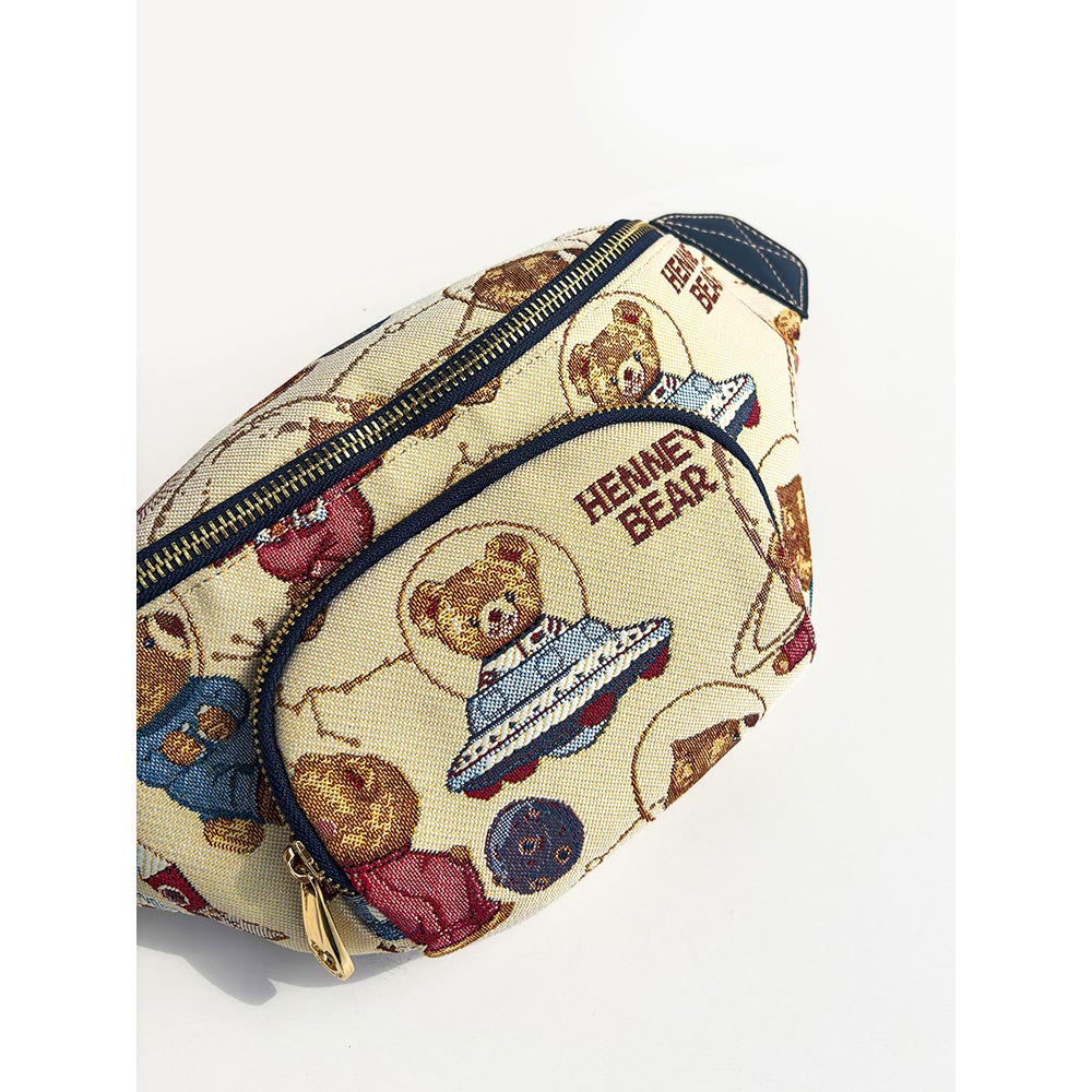HENNEY BEAR Meta Bear Crossbody Bag with Detachable Coin Pouch