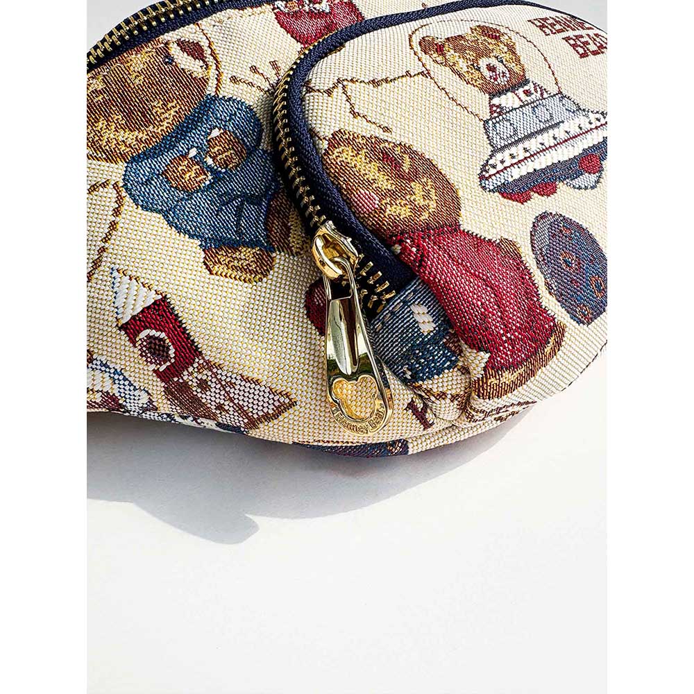 HENNEY BEAR Meta Bear Crossbody Bag with Detachable Coin Pouch