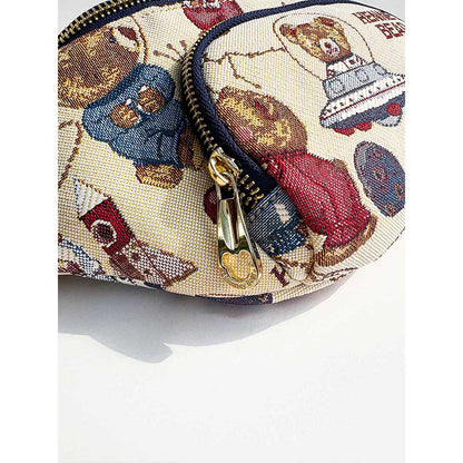 HENNEY BEAR Meta Bear Crossbody Bag with Detachable Coin Pouch