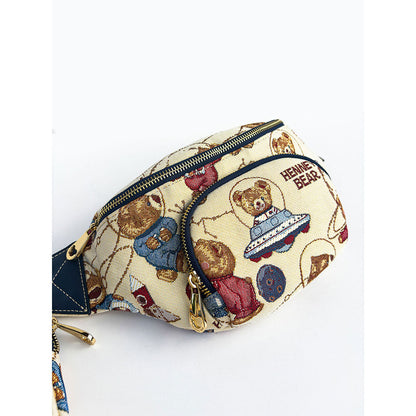 HENNEY BEAR Meta Bear Crossbody Bag with Detachable Coin Pouch
