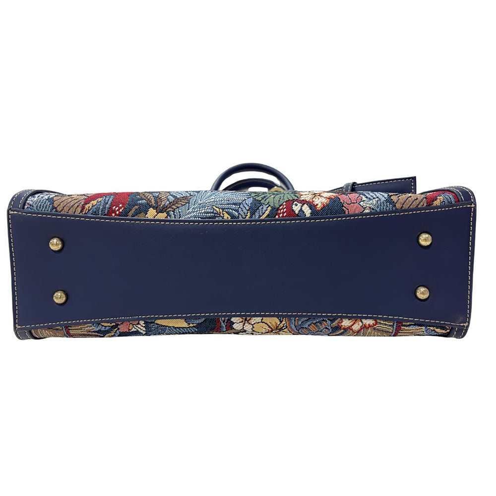 HENNEY BEAR Parrot Song Top Handbag with Detachable Strap