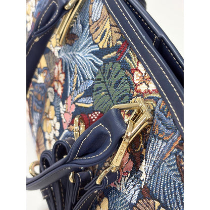 HENNEY BEAR Parrot Song Top Handbag with Detachable Strap