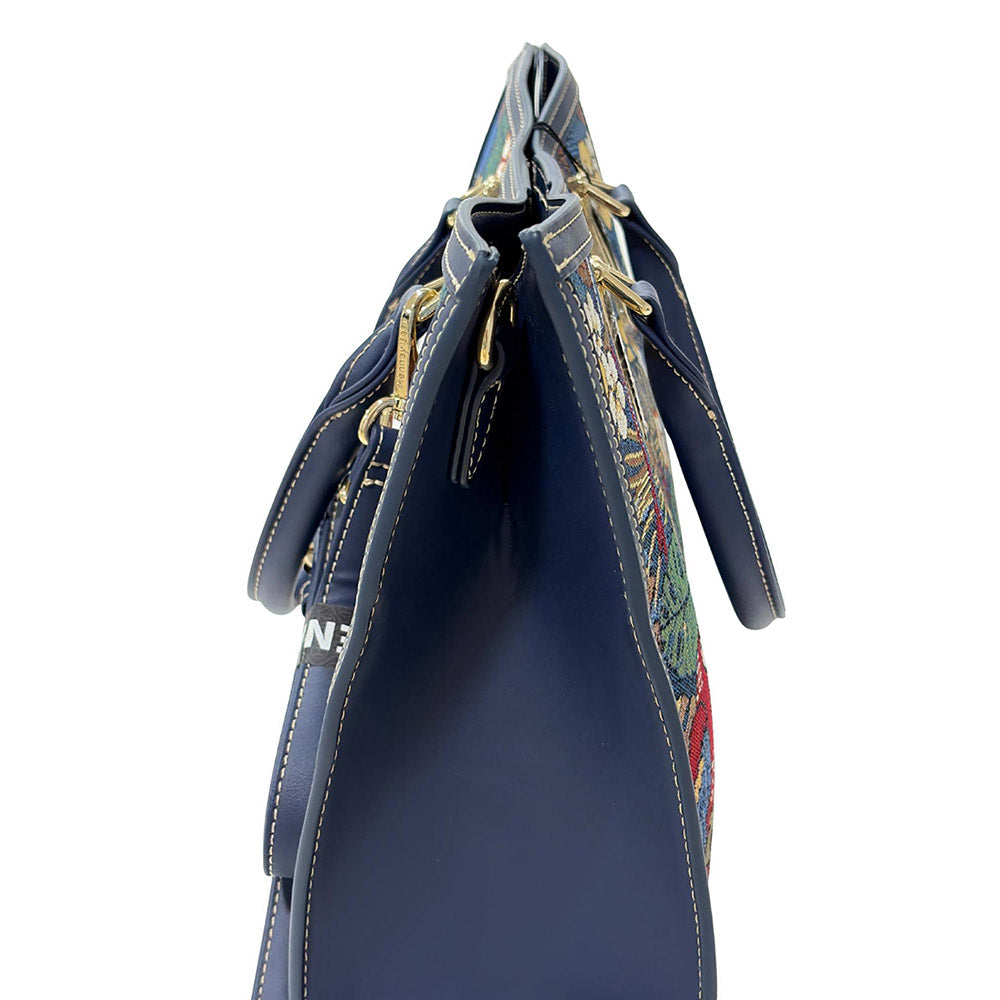 HENNEY BEAR Parrot Song Top Handbag with Detachable Strap