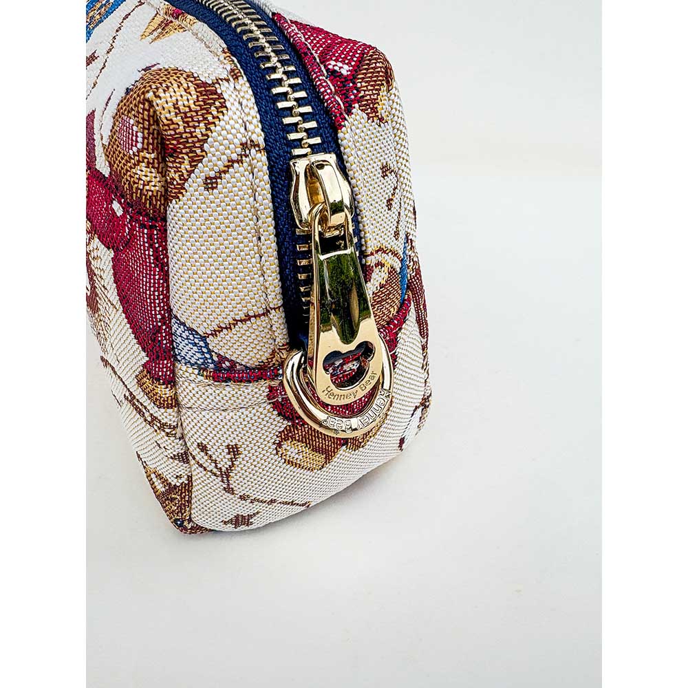 HENNEY BEAR Meta Bear Top Handbag and Pouch with Detachable Strap