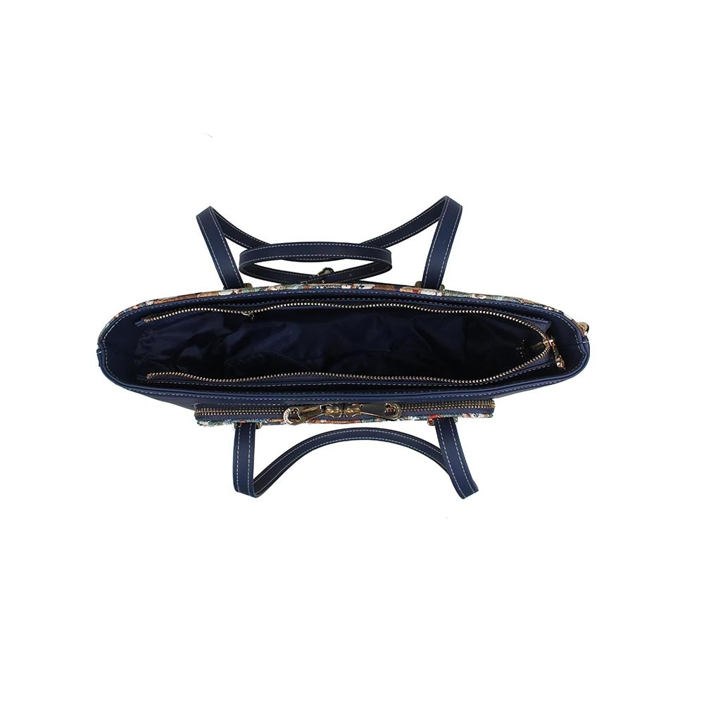 HENNEY BEAR Green Bear Handbag with Detachable Strap