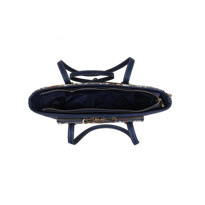 HENNEY BEAR Green Bear Handbag with Detachable Strap