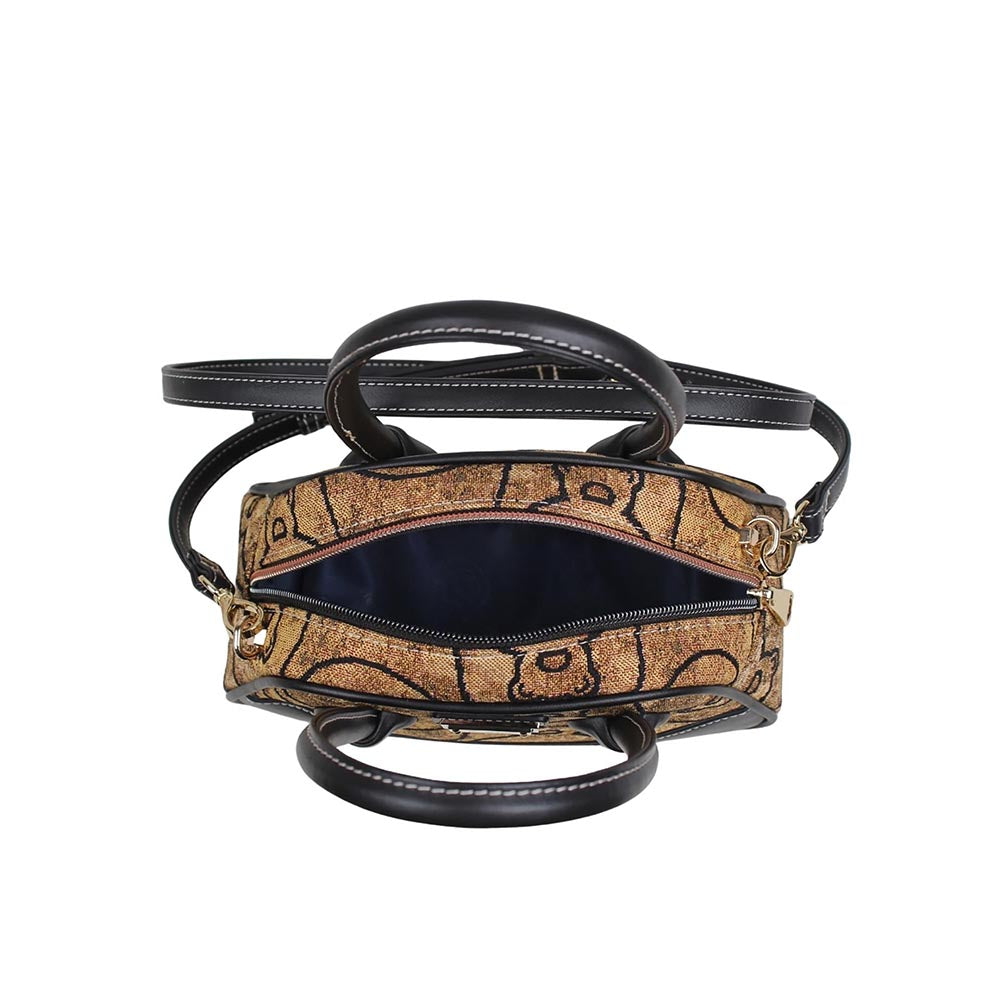 HENNEY BEAR Summit Bear Top Handbag with Detachable Strap