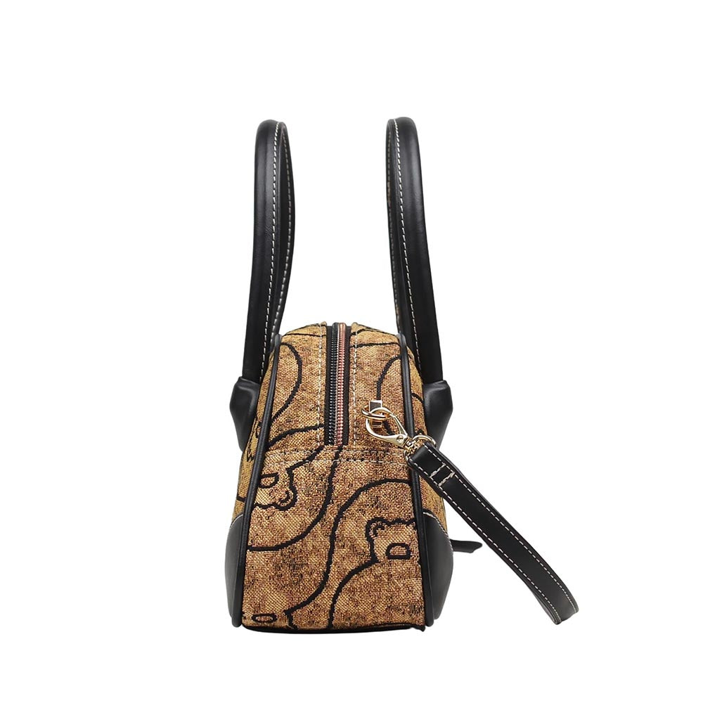 HENNEY BEAR Summit Bear Top Handbag with Detachable Strap