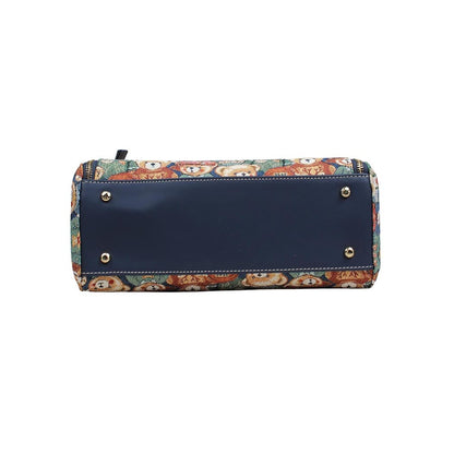 HENNEY BEAR Green Bear Top Handbag with Detachable Strap