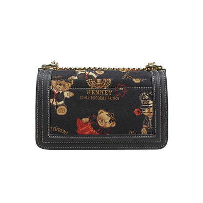 HENNEY BEAR Crown Bear Sling Bag