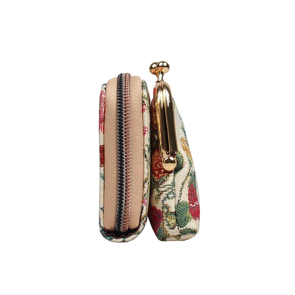 HENNEY BEAR Floral Summer Beige Wallet