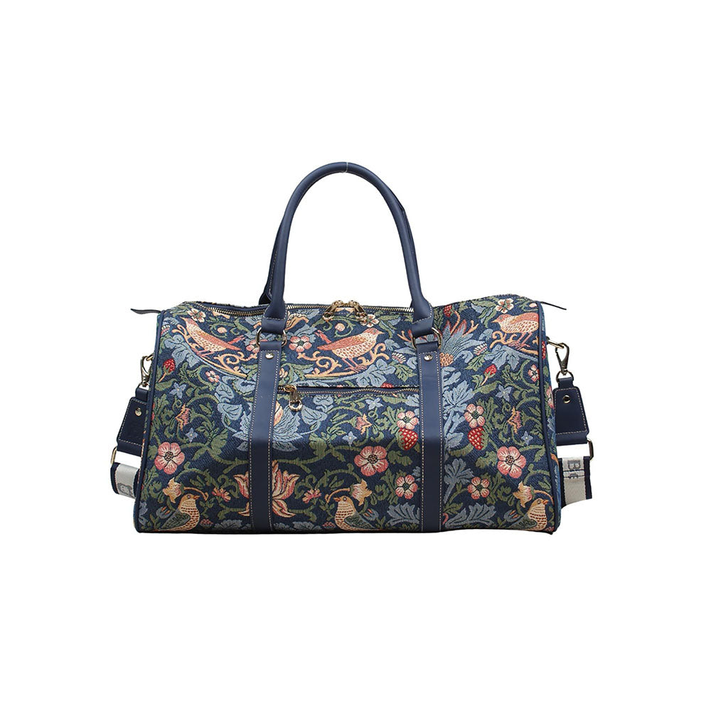 HENNEY BEAR Strawberry and Bird Duffle Bag with Detachable Strap