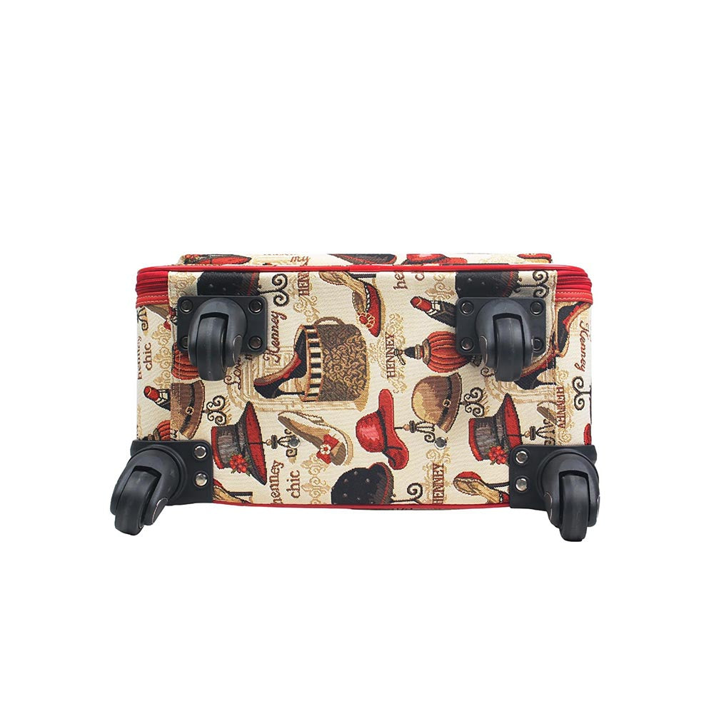 HENNEY BEAR 16 Inch Shoe and Hat Travel Trolley Bag