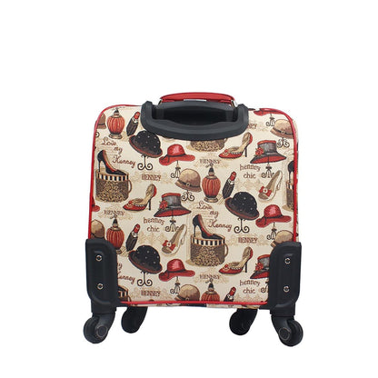 HENNEY BEAR 16 Inch Shoe and Hat Travel Trolley Bag