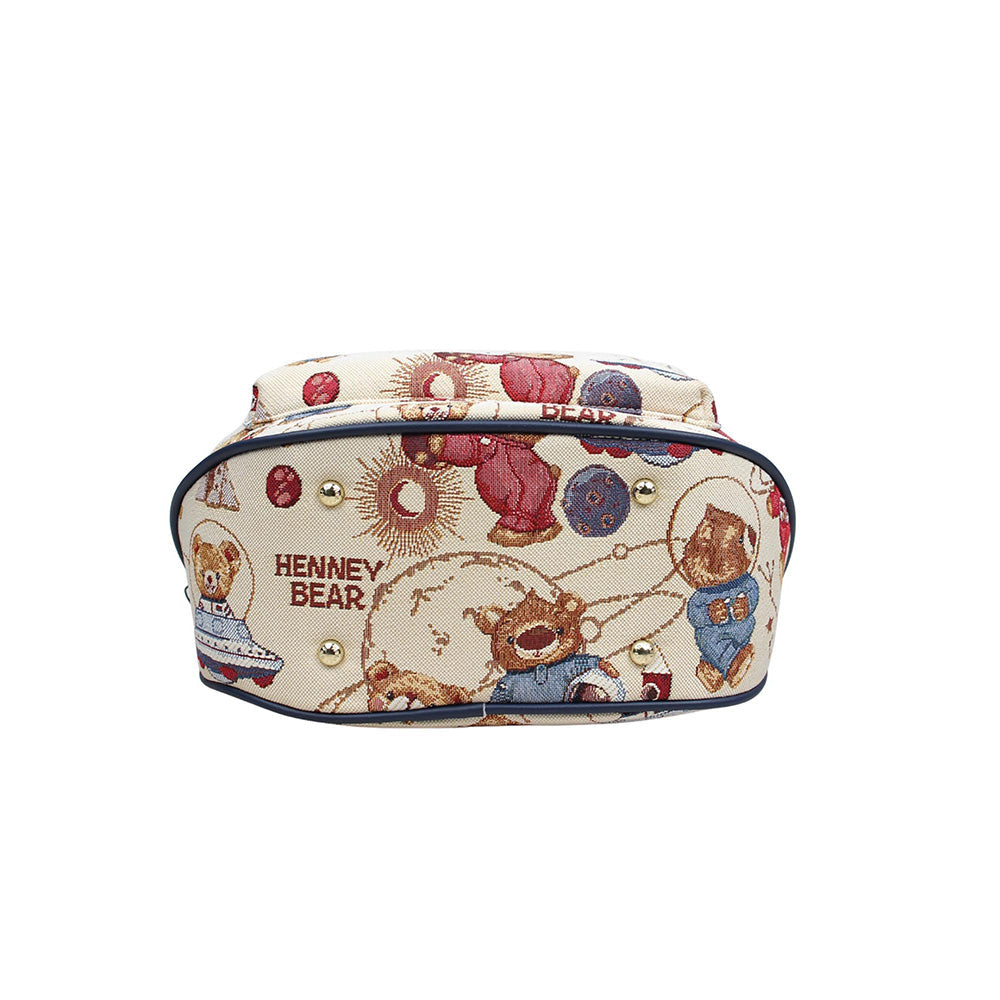 HENNEY BEAR Meta Bear Crossbody Bag with Detachable Strap