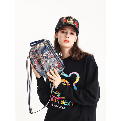 HENNEY BEAR Parrot Song Crossbody Bag with Detachable Strap