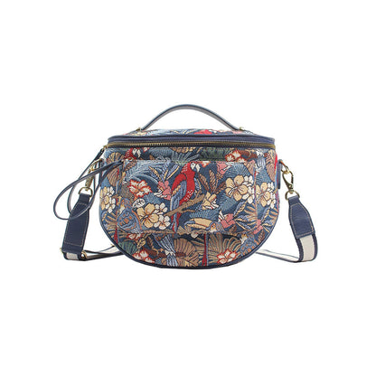 HENNEY BEAR Parrot Song Crossbody Bag with Detachable Strap