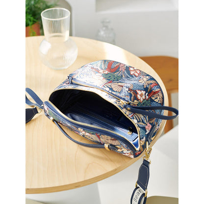 HENNEY BEAR Parrot Song Crossbody Bag with Detachable Strap