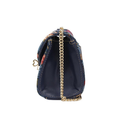 HENNEY BEAR Navy Blue Hummingbird Sling Bag