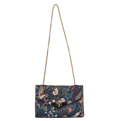 HENNEY BEAR Navy Blue Hummingbird Sling Bag