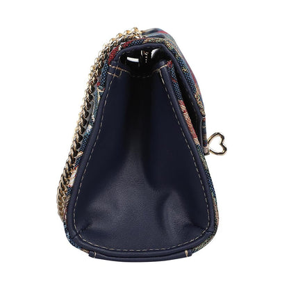 HENNEY BEAR Navy Blue Hummingbird Sling Bag
