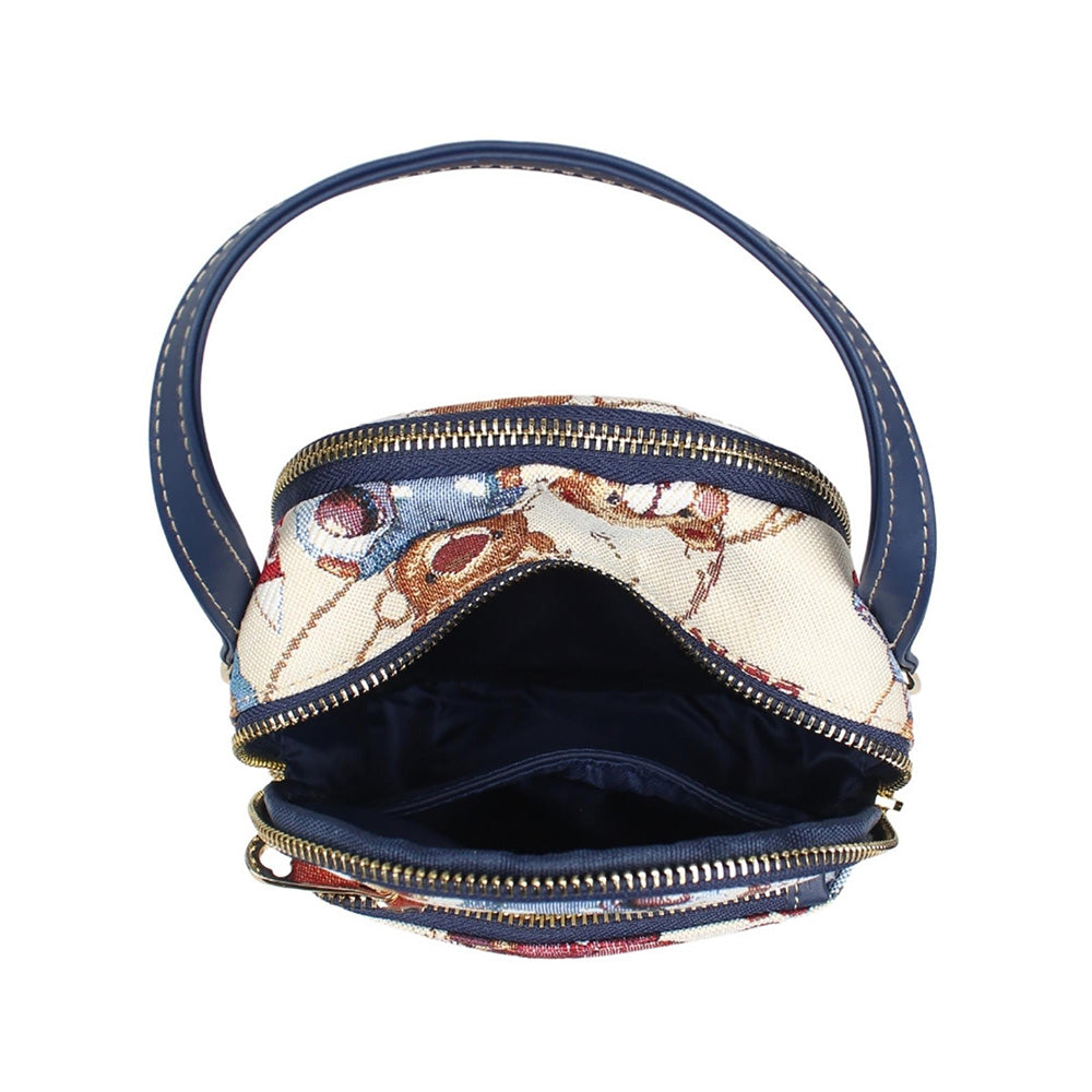 HENNEY BEAR Meta Bear Crossbody Bag with Detachable Strap