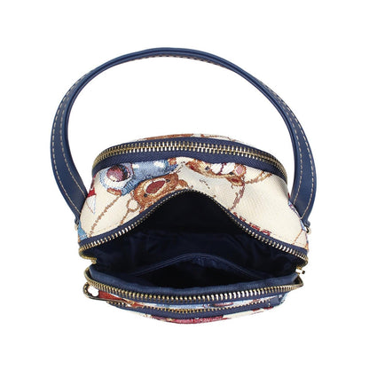 HENNEY BEAR Meta Bear Crossbody Bag with Detachable Strap