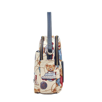 HENNEY BEAR Meta Bear Crossbody Bag with Detachable Strap