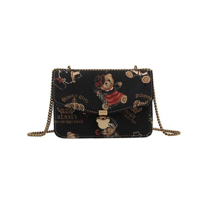 HENNEY BEAR Crown Bear Sling Bag